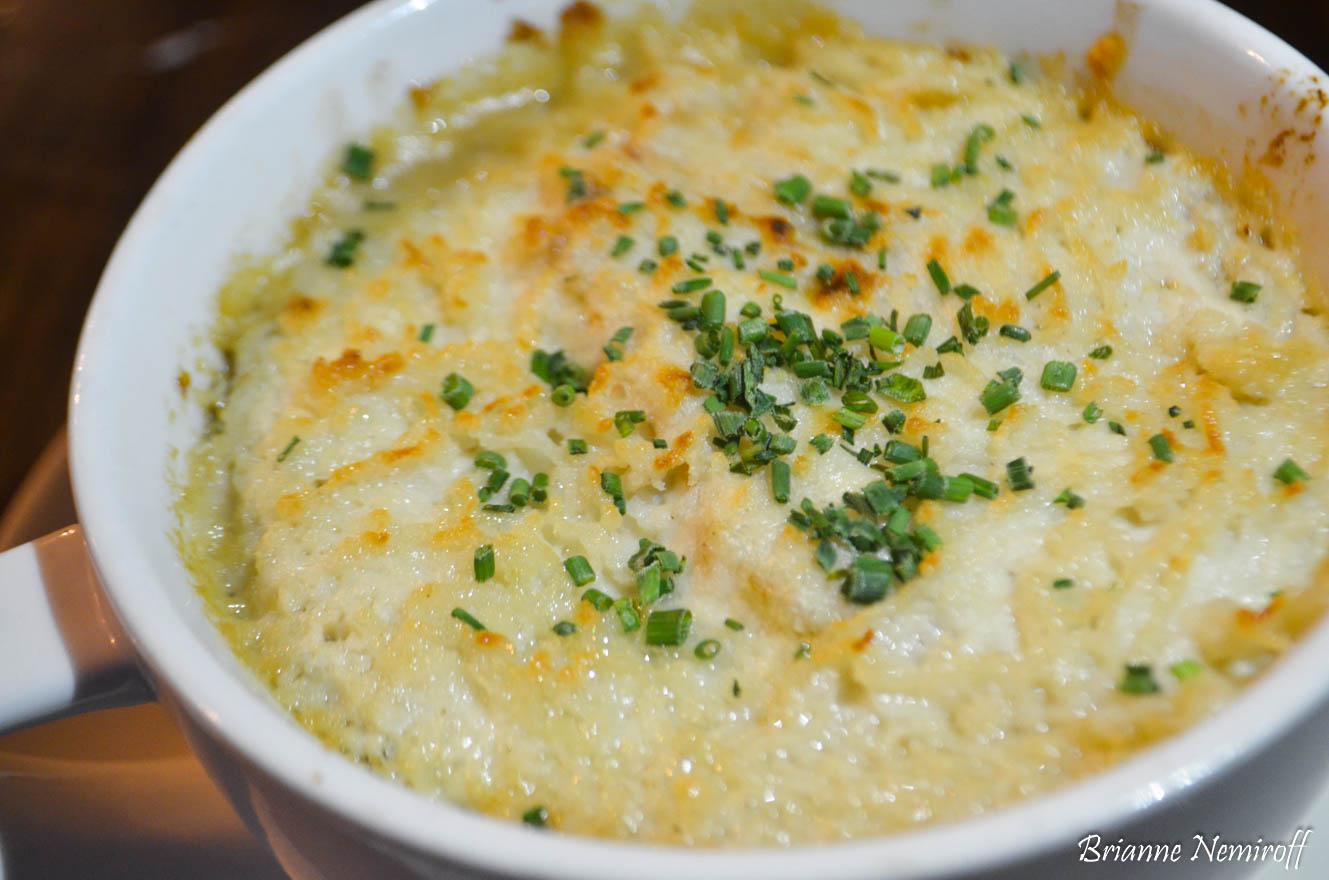 French onion soup at Seasons Plant-Based Bistro in Salt Lake City