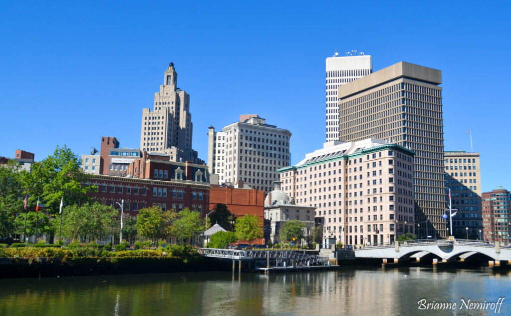 Downtown Providence, view from Water Street