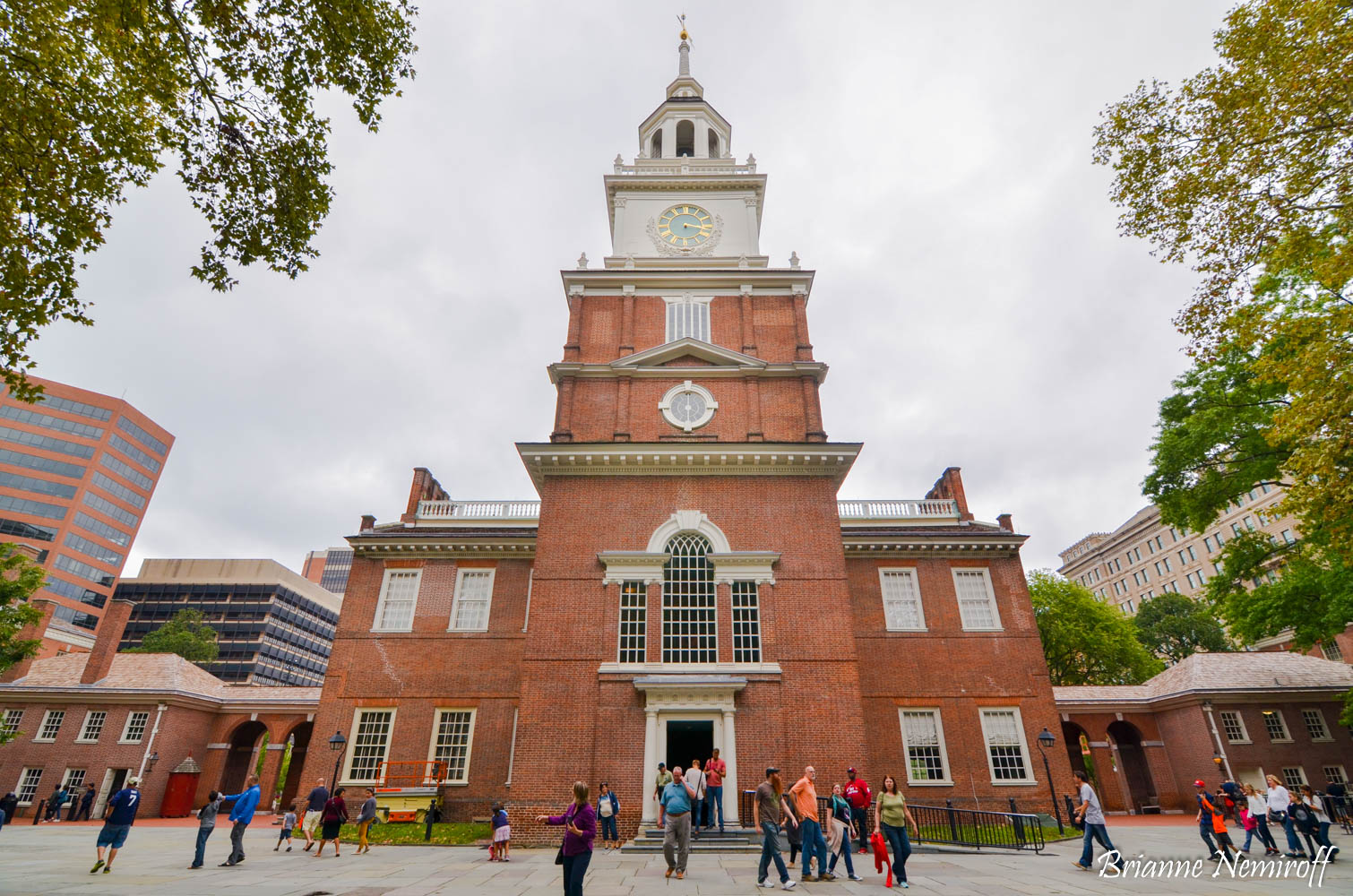 The back of Independence Hall in Old City Philadelphia