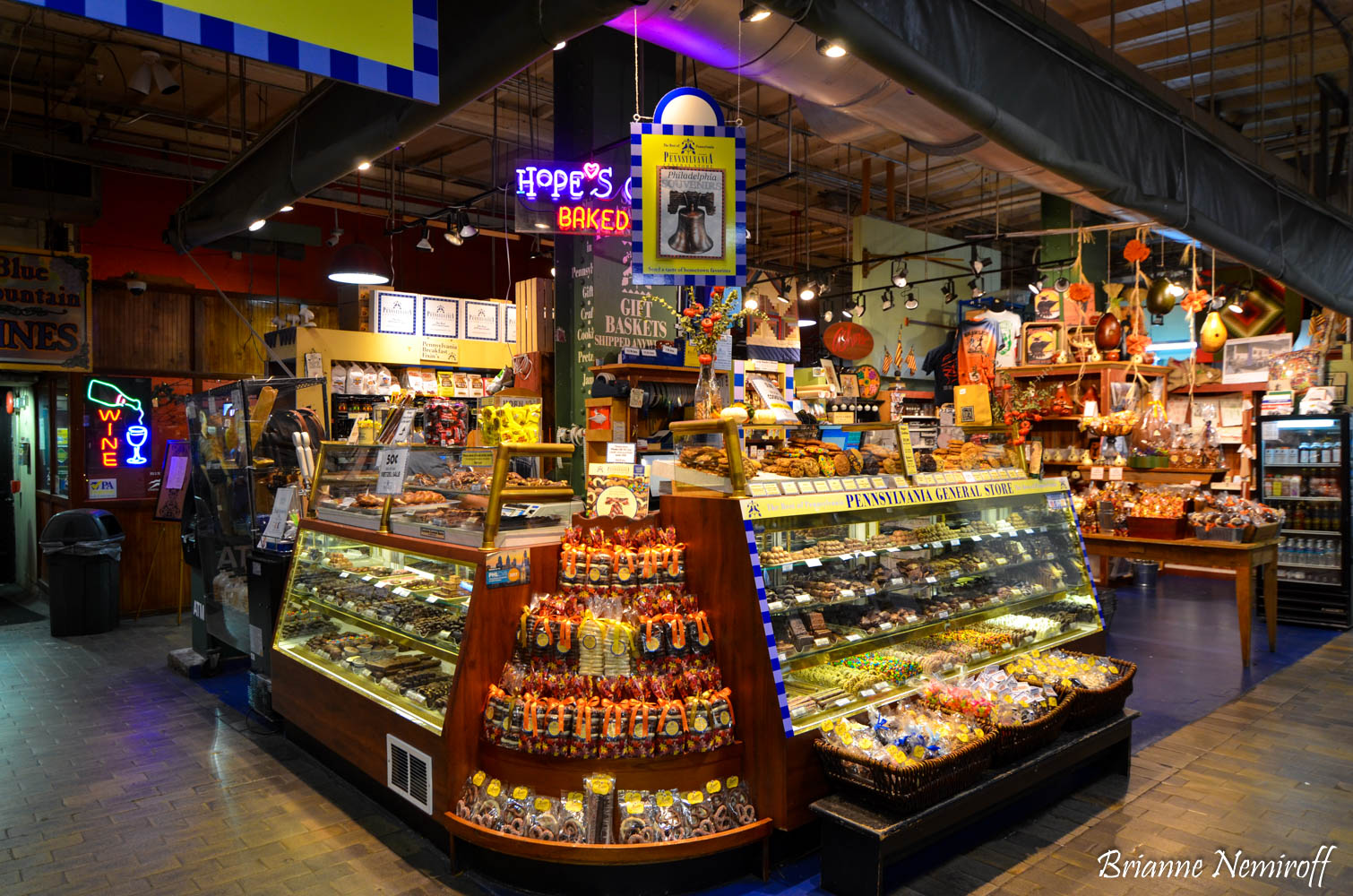 a stall at Reading Terminal Market in Philadelphia