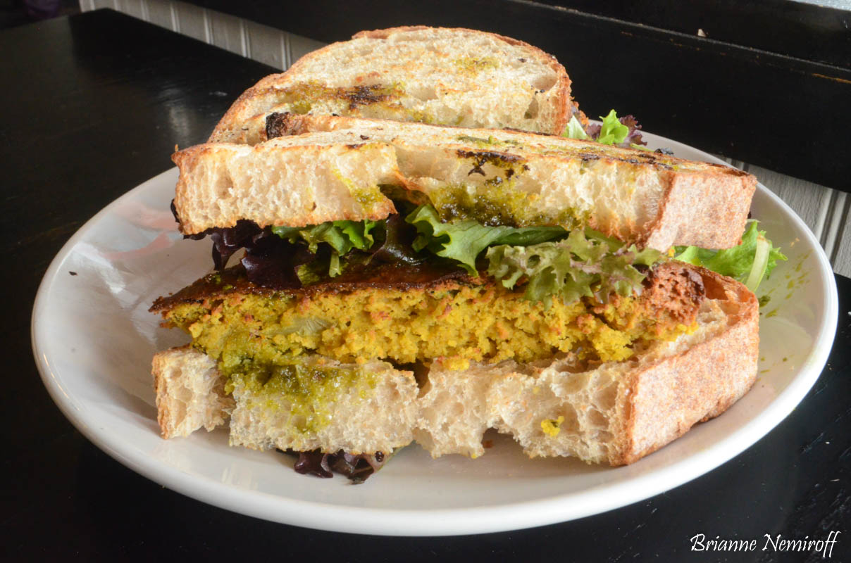 vegan breakfast at Retrograde Coffee Roasters in Sebastopol, Sonoma County