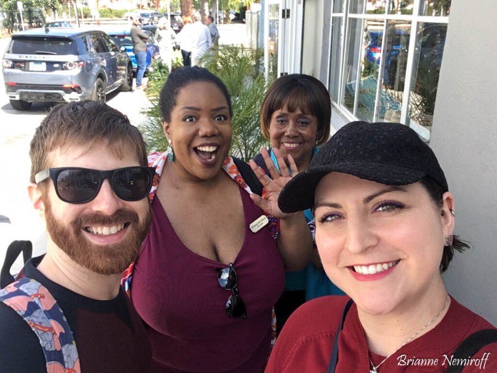 Brianne Nemiroff, Benjamin Hagerty with Brittany and Jo-Ann McClelland in Santa Barbara