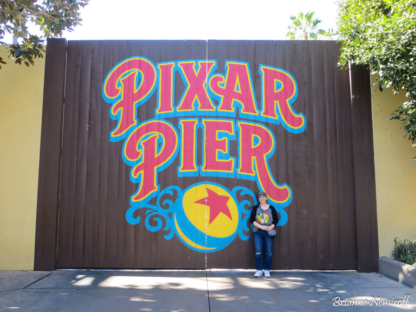 Brianne Nemiroff at Pixar Pier
